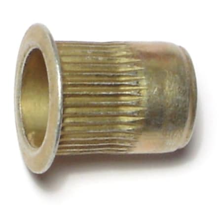 Midwest Fastener Blind Nut Insert, 5/16"-18 Thrd Sz, Steel, 6 PK 69326